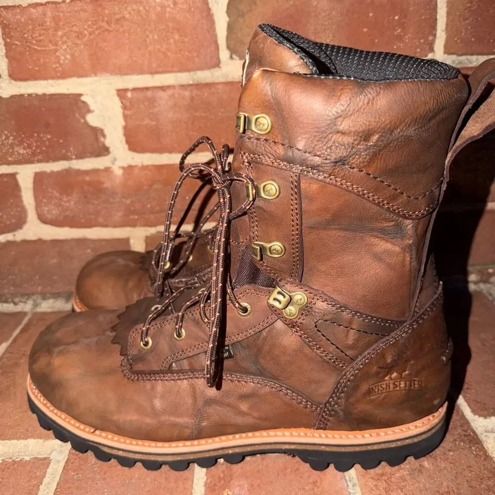 Red Wing Irish Setter $260 861 Elk Tracker Waterproof Hunting Boot 14 D NEW